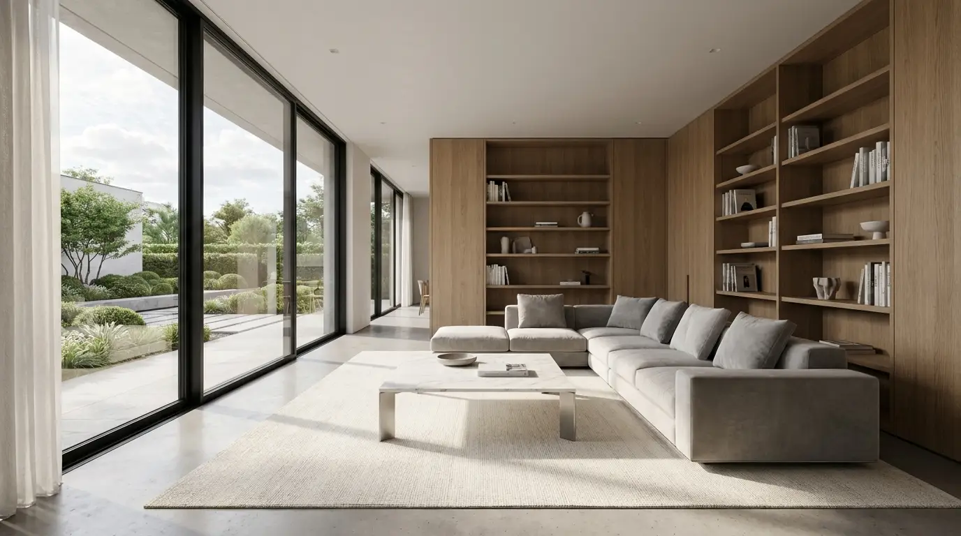 Chụp ảnh villa Nha Trang — phòng ngủ chính đón sáng sớm