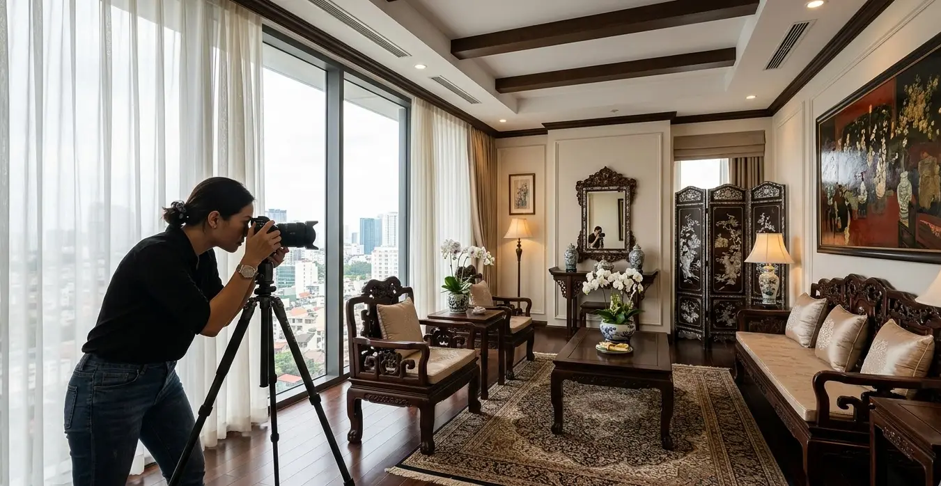 Chụp ảnh villa Nha Trang — toàn cảnh căn villa nguyên căn cho thuê