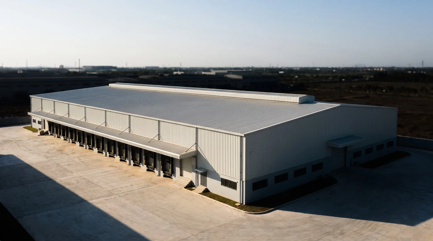 Chụp ảnh kiến trúc công nghiệp nhà máy - toàn cảnh khối tích nhà xưởng